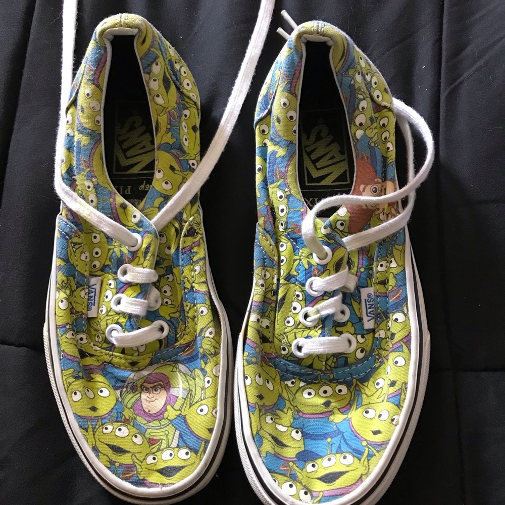 Vans Toy Story Alien Print Sneakers - Green